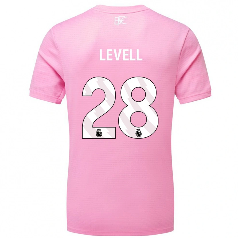 Danxen Women Kirstie Levell #28 Pink White Goalkeeper Jersey 2025/26 T-Shirt