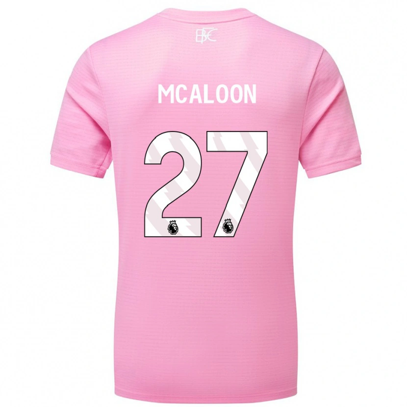 Danxen Women Naoisha Mcaloon #27 Pink White Goalkeeper Jersey 2025/26 T-Shirt