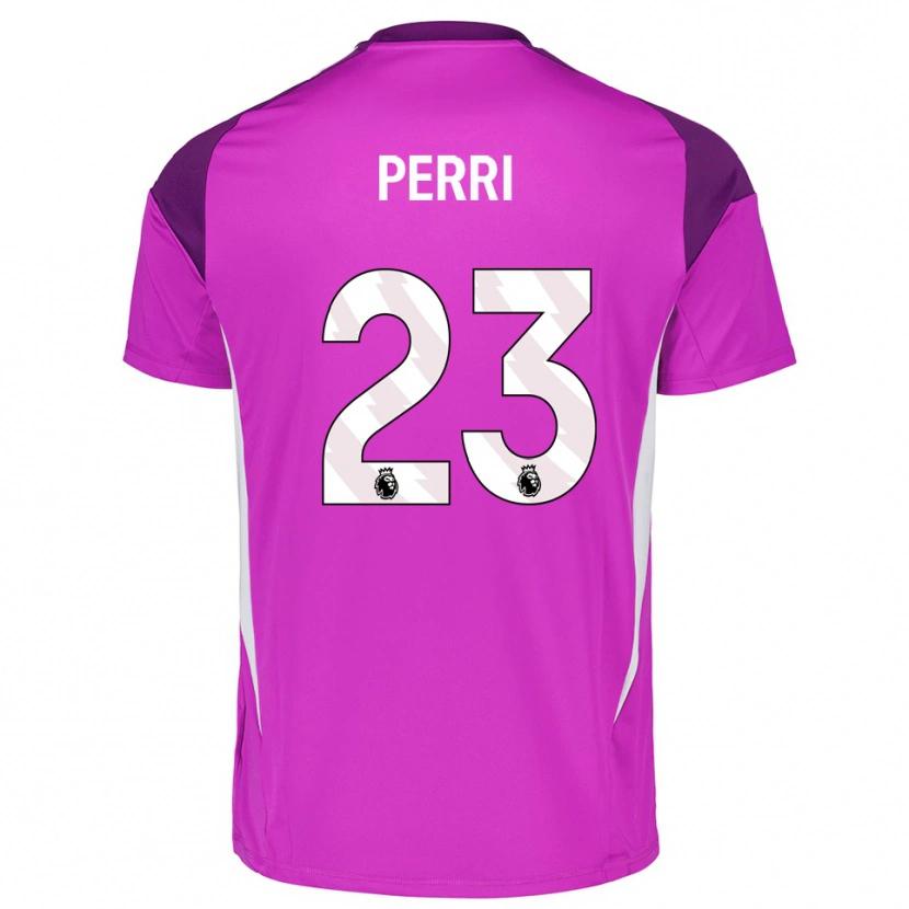 Danxen Women Lucas Perri #23 Purple White Goalkeeper Jersey 2025/26 T-Shirt