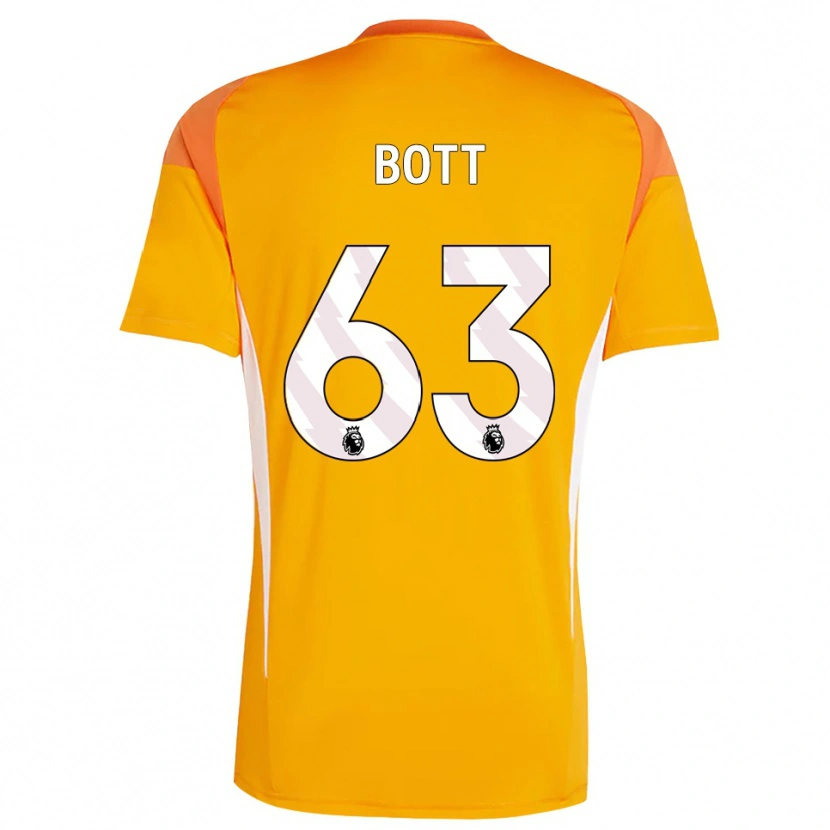 Danxen Women Aaron Bott #63 Orange White Goalkeeper Jersey 2025/26 T-Shirt