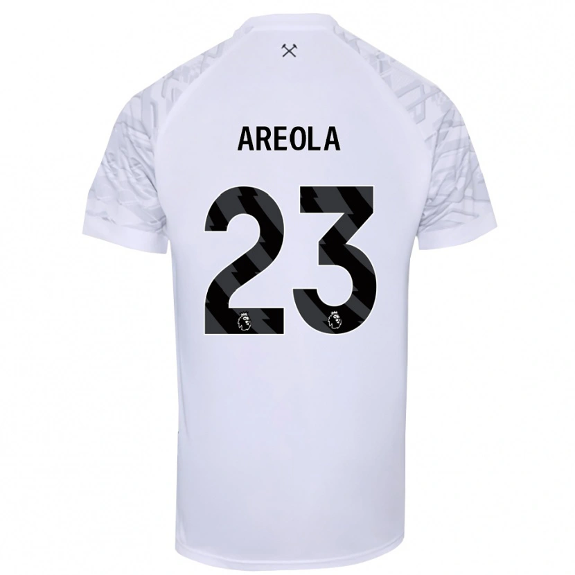 Danxen Women Alphonse Areola #23 White Black Goalkeeper Jersey 2025/26 T-Shirt