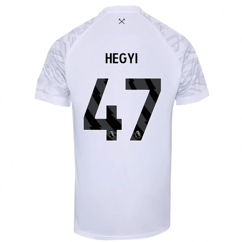 Danxen Women Krisztián Hegyi #47 White Black Goalkeeper Jersey 2025/26 T-Shirt