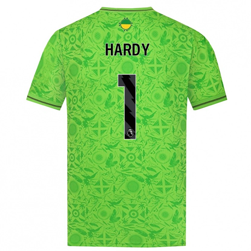 Danxen Women George Hardy #1 Green Black Goalkeeper Jersey 2025/26 T-Shirt