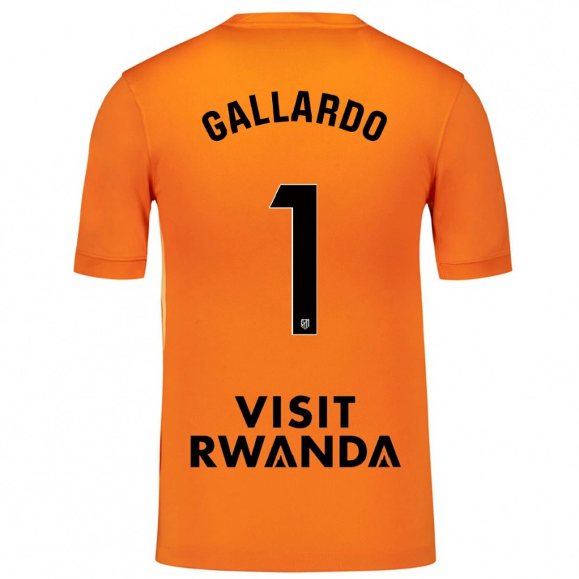Danxen Women Lola Gallardo #1 Orange Black Goalkeeper Jersey 2025/26 T-Shirt