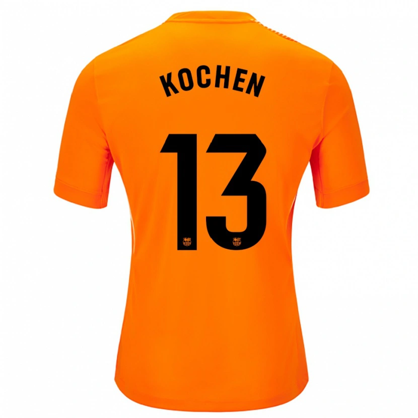 Danxen Women Diego Kochen #13 Orange Black Goalkeeper Jersey 2025/26 T-Shirt
