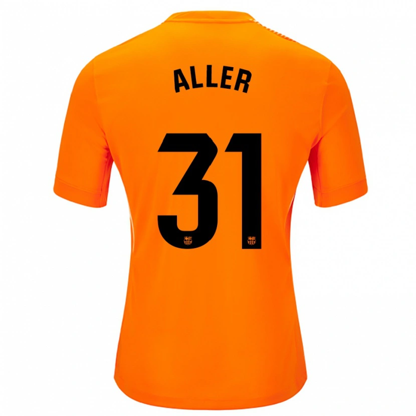 Danxen Women Eder Aller #31 Orange Black Goalkeeper Jersey 2025/26 T-Shirt