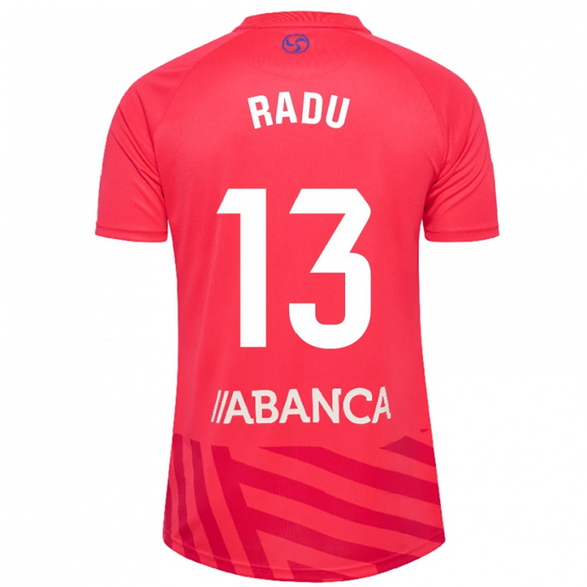 Danxen Women Ionuț Radu #13 Red White Goalkeeper Jersey 2025/26 T-Shirt