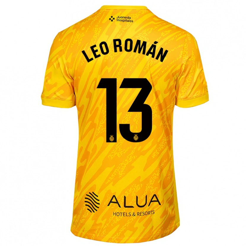 Danxen Women Leo Román #13 Orange Black Goalkeeper Jersey 2025/26 T-Shirt