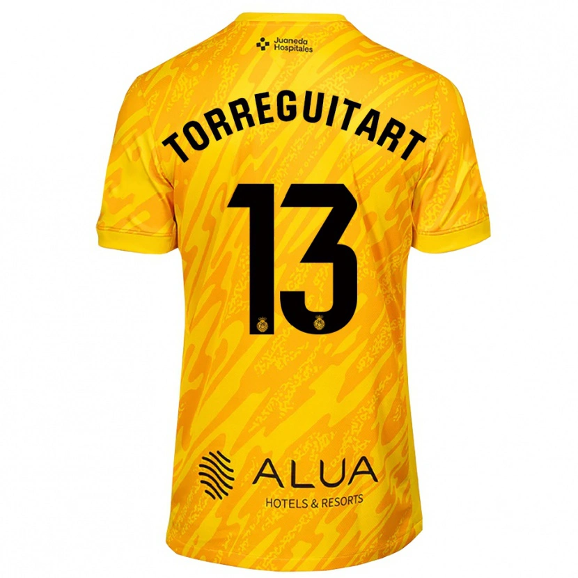 Danxen Women Nil Torreguitart #13 Orange Black Goalkeeper Jersey 2025/26 T-Shirt