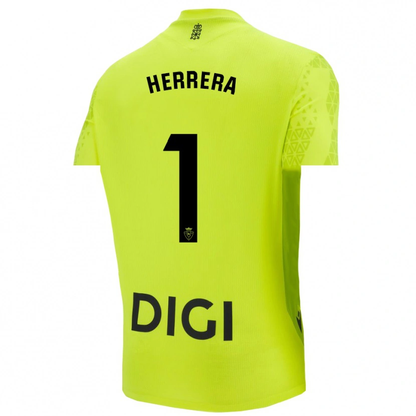 Danxen Women Sergio Herrera #1 Fluorescent Green Goalkeeper Jersey 2025/26 T-Shirt