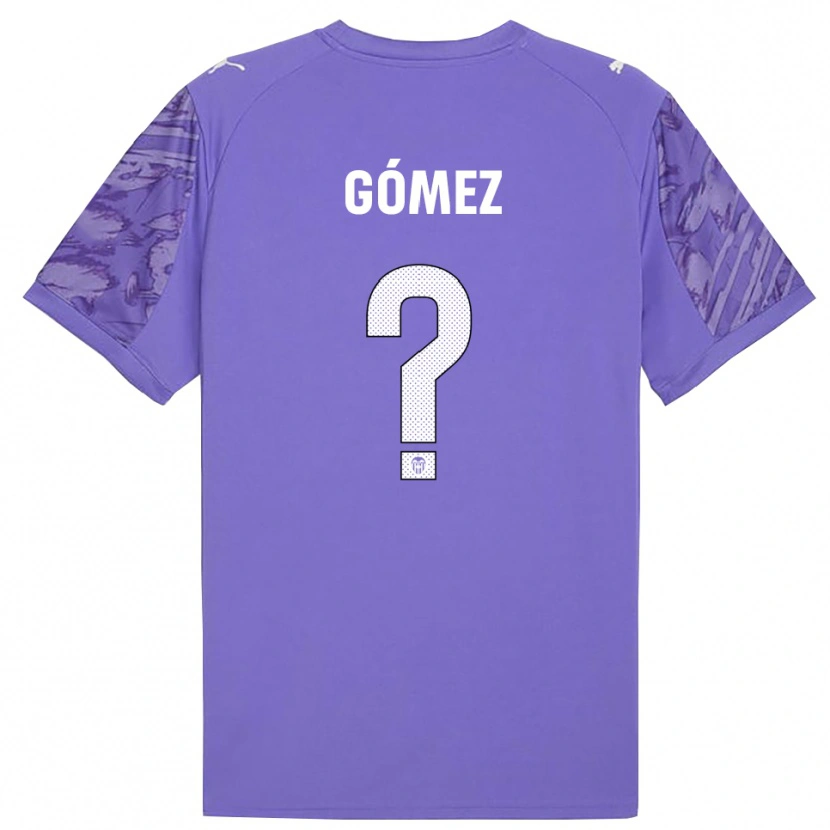 Danxen Women Alain Gómez #0 Lilac White Goalkeeper Jersey 2025/26 T-Shirt