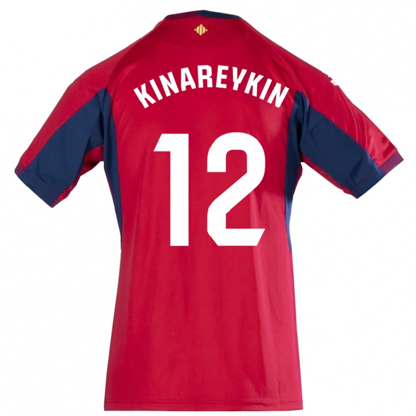Danxen Women Yakiv Kinareykin #12 Royal Blue Red Goalkeeper Jersey 2025/26 T-Shirt