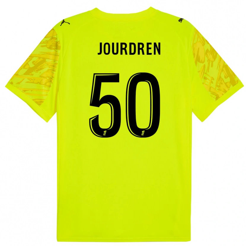 Danxen Women Ilan Jourdren #50 Fluorescent Green Black Goalkeeper Jersey 2025/26 T-Shirt