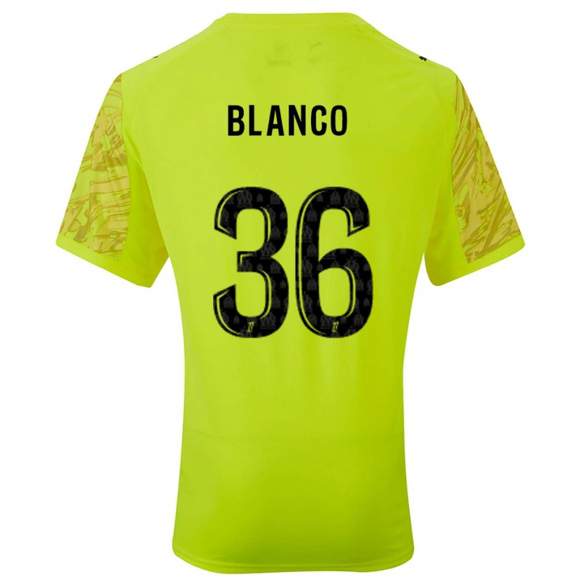 Danxen Women Rubén Blanco #36 Fluorescent Green Black Goalkeeper Jersey 2025/26 T-Shirt