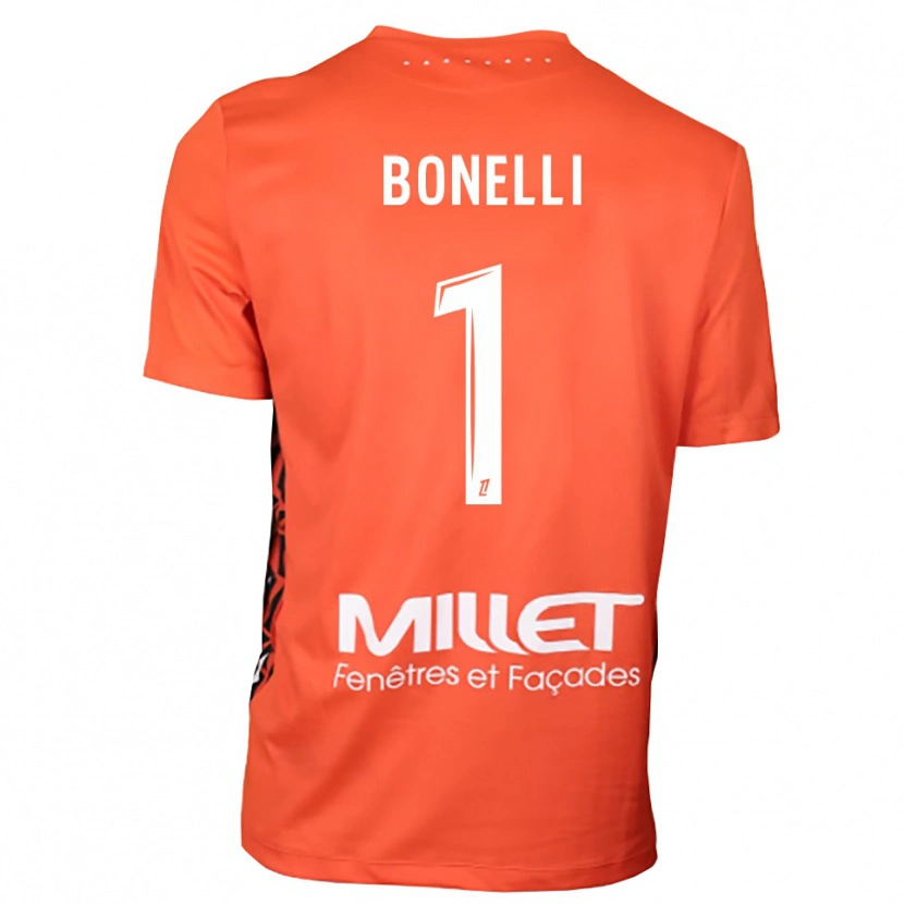 Danxen Women Lucas Bonelli #1 Orange White Goalkeeper Jersey 2025/26 T-Shirt