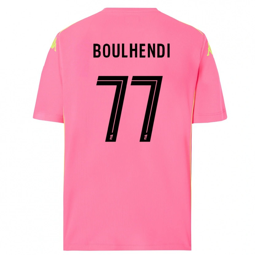 Danxen Women Teddy Boulhendi #77 Hot Pink Black Goalkeeper Jersey 2025/26 T-Shirt
