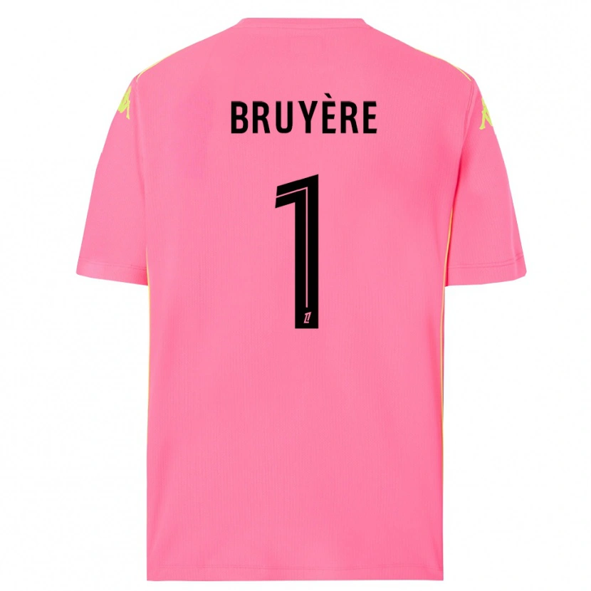 Danxen Women Théo Bruyère #1 Hot Pink Black Goalkeeper Jersey 2025/26 T-Shirt