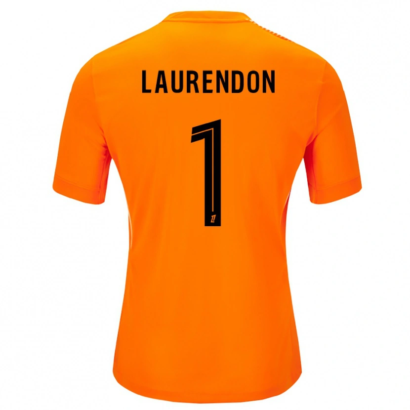 Danxen Women Bilal Laurendon #1 Orange Black Goalkeeper Jersey 2025/26 T-Shirt