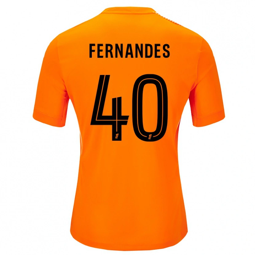 Danxen Women Alyssa Fernandes #40 Orange Black Goalkeeper Jersey 2025/26 T-Shirt