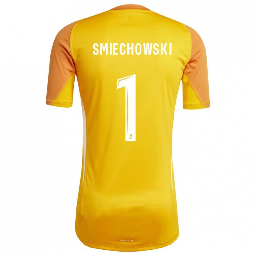 Danxen Women Artur Smiechowski #1 Orange White Goalkeeper Jersey 2025/26 T-Shirt