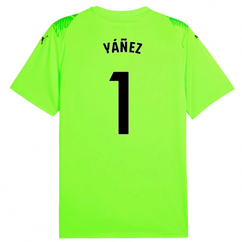 Danxen Women Rubén Yáñez #1 Lawn Green Goalkeeper Jersey 2025/26 T-Shirt