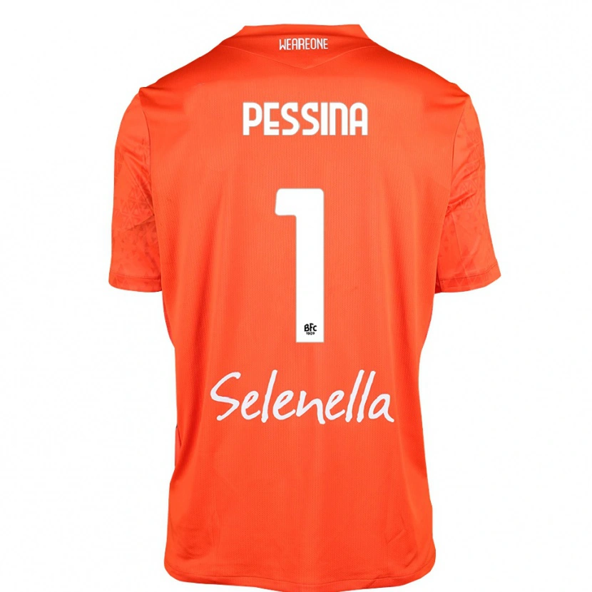 Danxen Women Massimo Pessina #1 Orange Black White Goalkeeper Jersey 2025/26 T-Shirt