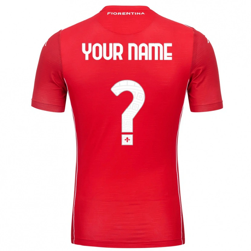 Danxen Women ACF Fiorentina Red White Goalkeeper Jersey 2025/26 T-Shirt