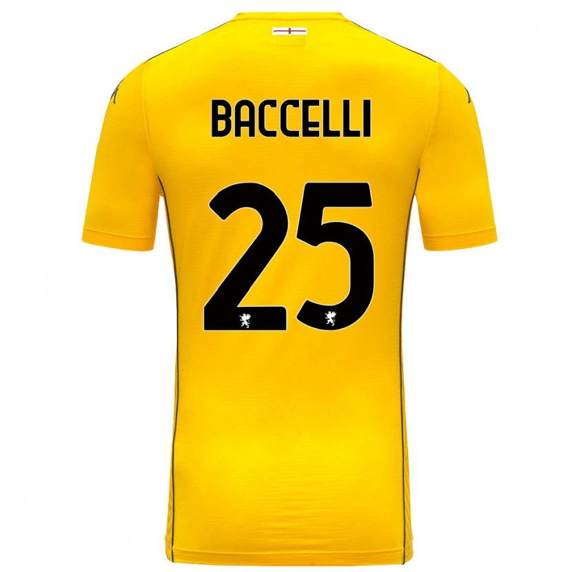 Danxen Women Pietro Baccelli #25 Dark Yellow Black Goalkeeper Jersey 2025/26 T-Shirt
