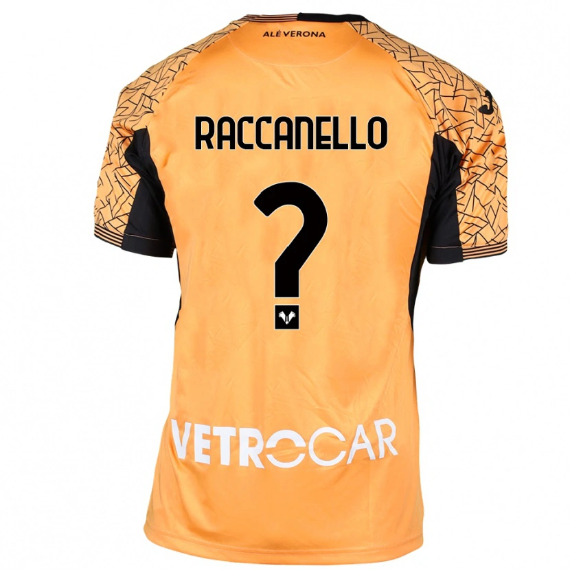 Danxen Women Marco Raccanello #0 Orange Black White Goalkeeper Jersey 2025/26 T-Shirt