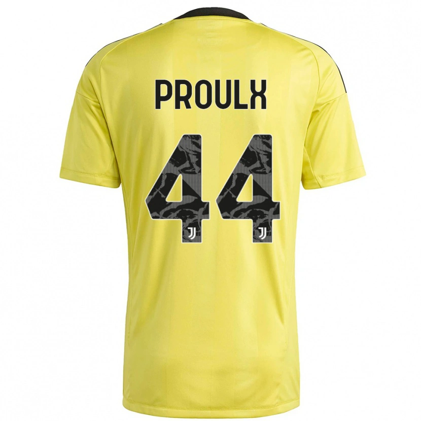 Danxen Women Lysianne Proulx #44 Yellow White Goalkeeper Jersey 2025/26 T-Shirt