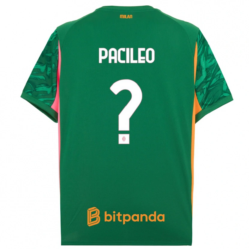 Danxen Women Alessandro Pacileo #0 Green Orange Pink Goalkeeper Jersey 2025/26 T-Shirt
