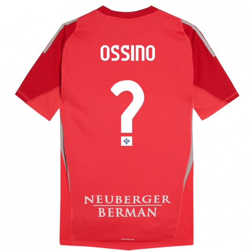 Danxen Women Daniel Ossino #0 Red Gray Goalkeeper Jersey 2025/26 T-Shirt