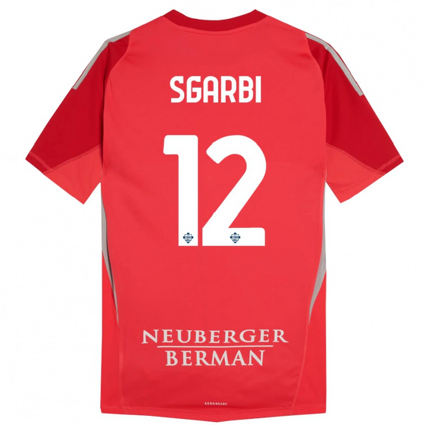 Danxen Women Dylan Sgarbi #12 Red Gray Goalkeeper Jersey 2025/26 T-Shirt