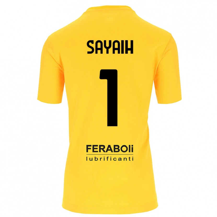 Danxen Women Ilyas Sayaih #1 Yellow Black Goalkeeper Jersey 2025/26 T-Shirt