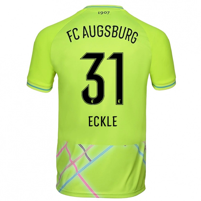 Danxen Women Philipp Eckle #31 Green Yellow Black Goalkeeper Jersey 2025/26 T-Shirt