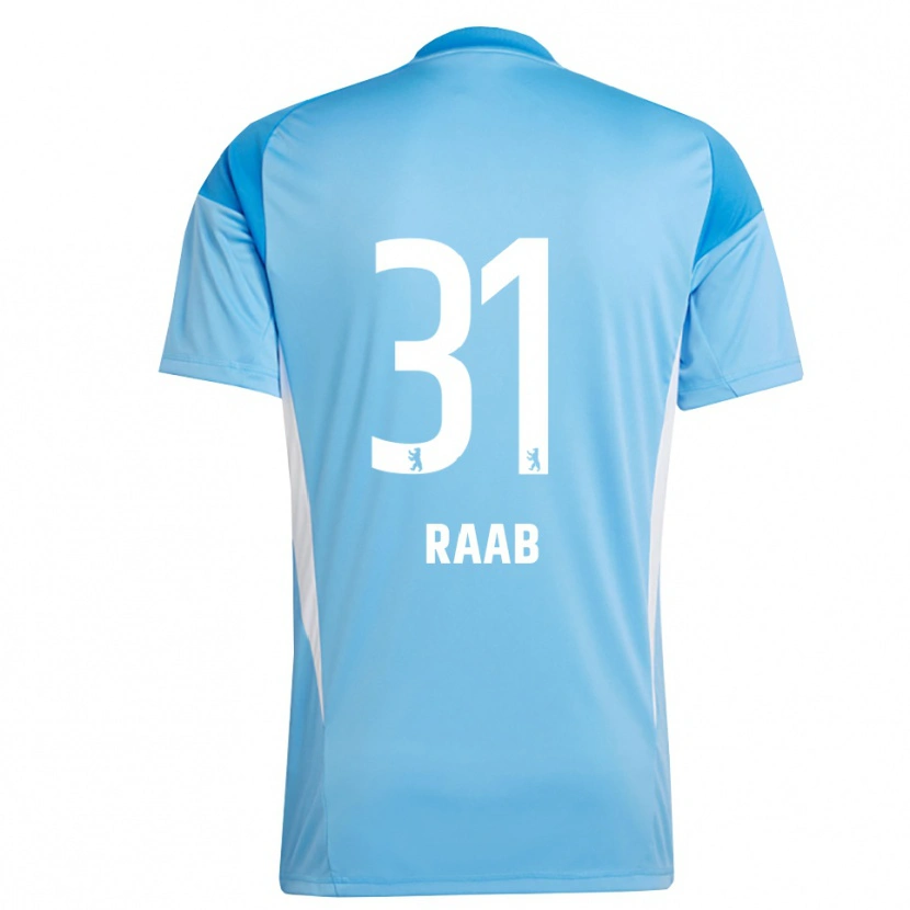 Danxen Women Matheo Raab #31 Blue Black Goalkeeper Jersey 2025/26 T-Shirt