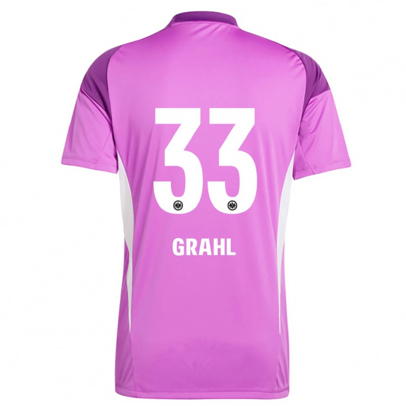 Danxen Women Jens Grahl #33 Lilac White Goalkeeper Jersey 2025/26 T-Shirt