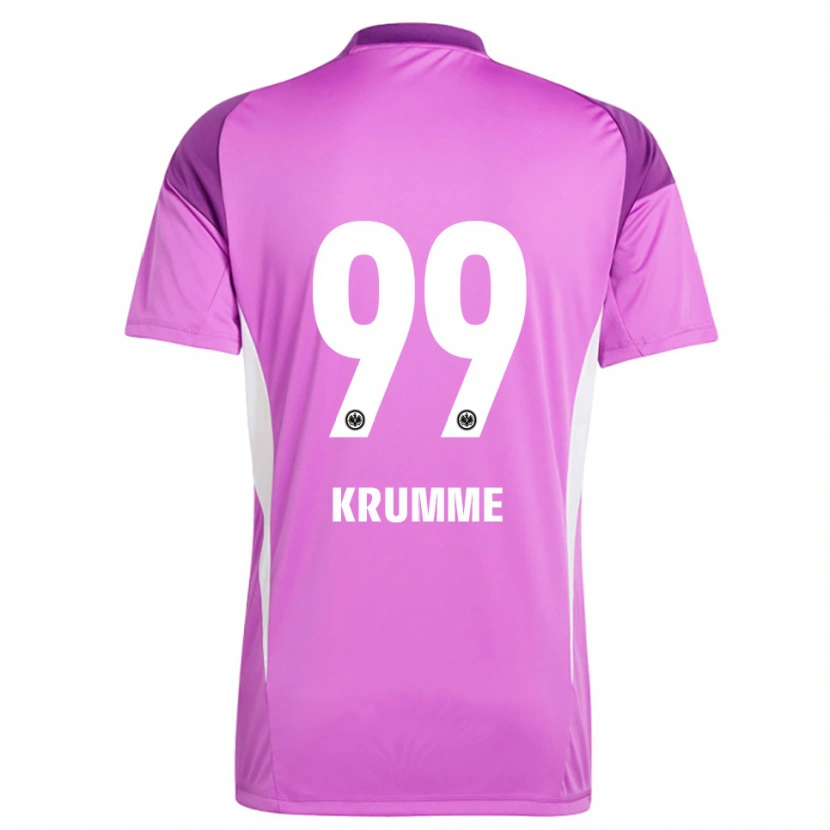 Danxen Women Janne Krumme #99 Lilac White Goalkeeper Jersey 2025/26 T-Shirt