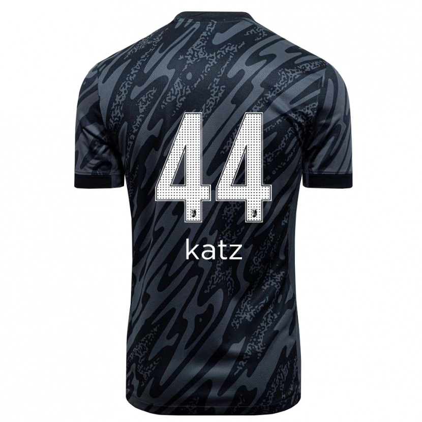 Danxen Women Kilian Katz #44 Black White Goalkeeper Jersey 2025/26 T-Shirt
