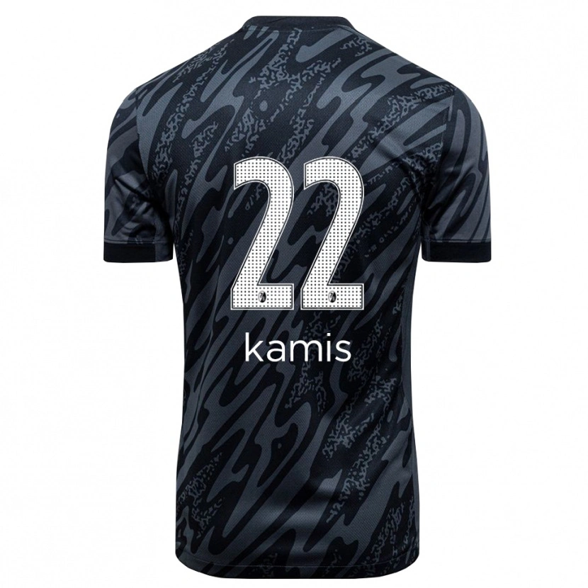 Danxen Women Marcel Kamis #22 Black White Goalkeeper Jersey 2025/26 T-Shirt