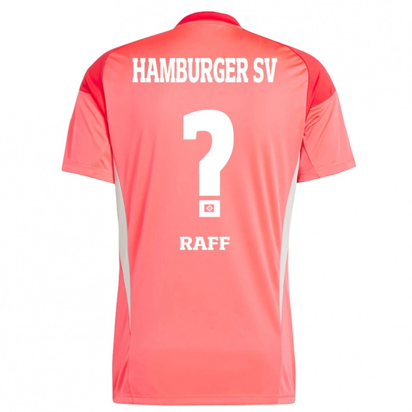 Danxen Women Dennis Raff #0 Red Orange Goalkeeper Jersey 2025/26 T-Shirt