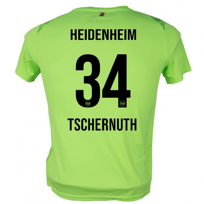 Danxen Women Paul Tschernuth #34 Pale Green Goalkeeper Jersey 2025/26 T-Shirt