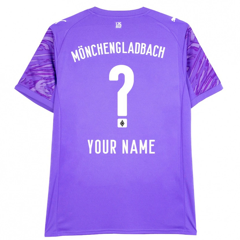 Danxen Women Borussia Monchengladbach Lilac White Goalkeeper Jersey 2025/26 T-Shirt