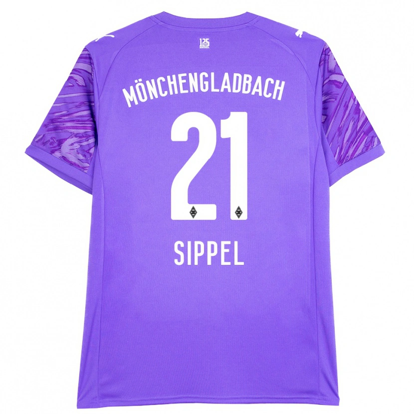 Danxen Women Tobias Sippel #21 Lilac White Goalkeeper Jersey 2025/26 T-Shirt