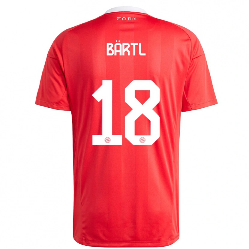 Danxen Women Jannis Bärtl #18 Red White Goalkeeper Jersey 2025/26 T-Shirt