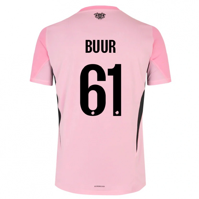 Danxen Women Oscar Buur #61 Pink Black Goalkeeper Jersey 2025/26 T-Shirt