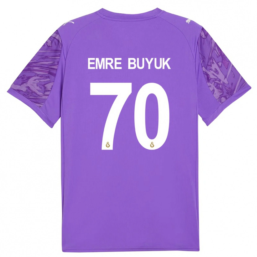 Danxen Women Enes Emre Büyük #70 Purple White Goalkeeper Jersey 2025/26 T-Shirt
