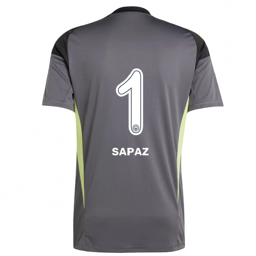 Danxen Women Kuzey Sapaz #1 Dim Gray Black Goalkeeper Jersey 2025/26 T-Shirt