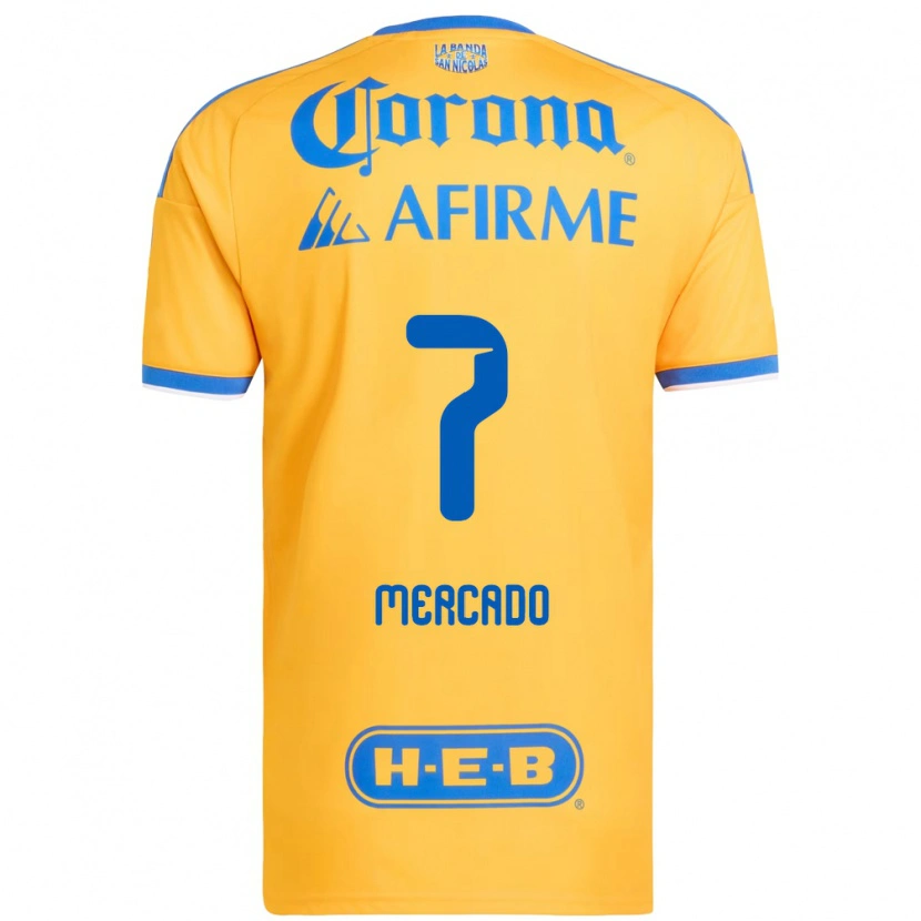 Danxen Kid Liliana Mercado #7 Yellow Blue Home Jersey 2026/27 T-Shirt