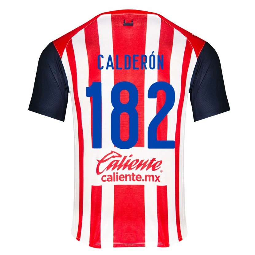 Danxen Kid Leonel Calderón #182 Red Black White Home Jersey 2026/27 T-Shirt